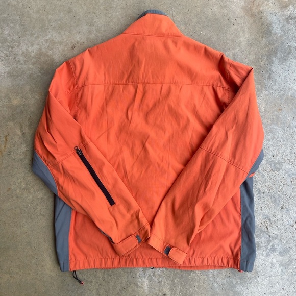 Port Authority Orange & Grey Lined Jacket Sz Large - Picture 4 of 6